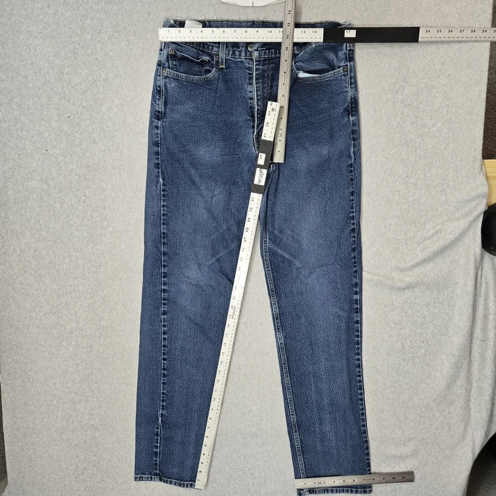 Levi's 550 Men Jeans 36X38 Blue Denim Relaxed Fit 35